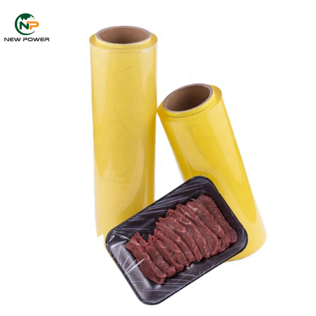 Cling Film Rolls PVC Stretch Film Food Wrap Film for Sale Food Grade Clear PVC Moisture Proof Transparent Plastic Soft Casting