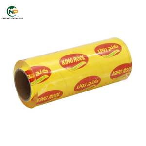 Soft Wrap Stretch Film Roll Food Heat Cling Shrink Pvc Film Transparent Moisture Proof Casting Dairy Milk Packaging Pvc Roll